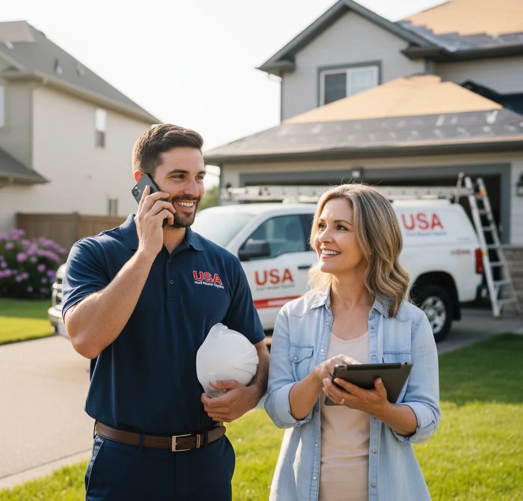 USA Roof Repair Experts customer support in Tazewell